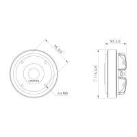 Lavoce DF10.172K 1" compression driver, ferrite
