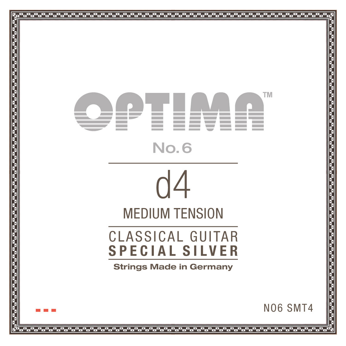 Optima Medium versilbert D4w