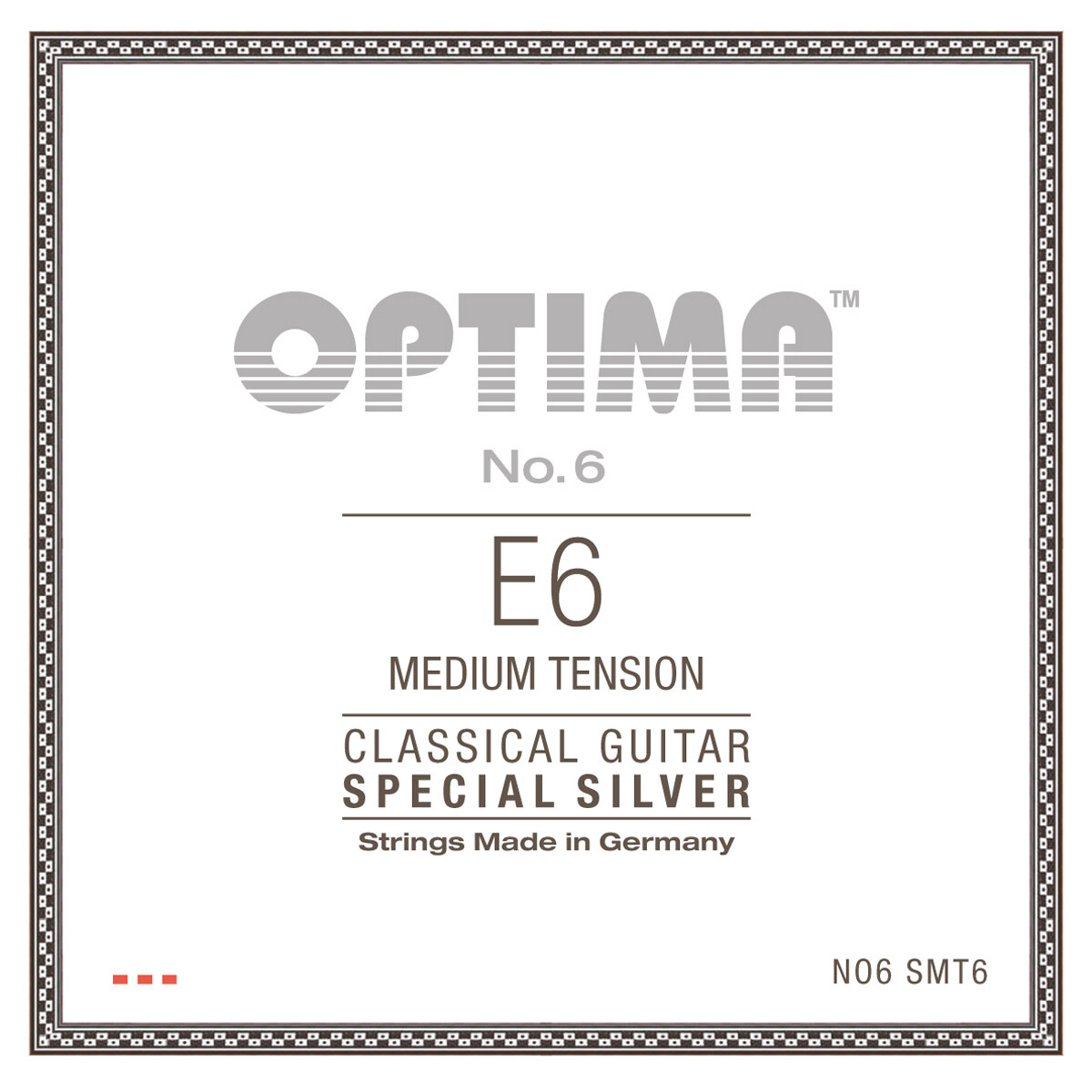 Optima Medium silver plated E6w box