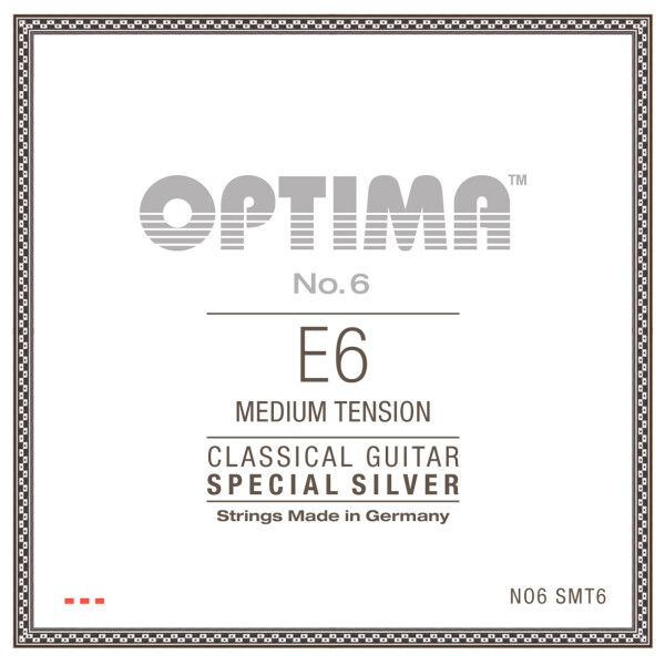 Optima Medium versilbert E6w