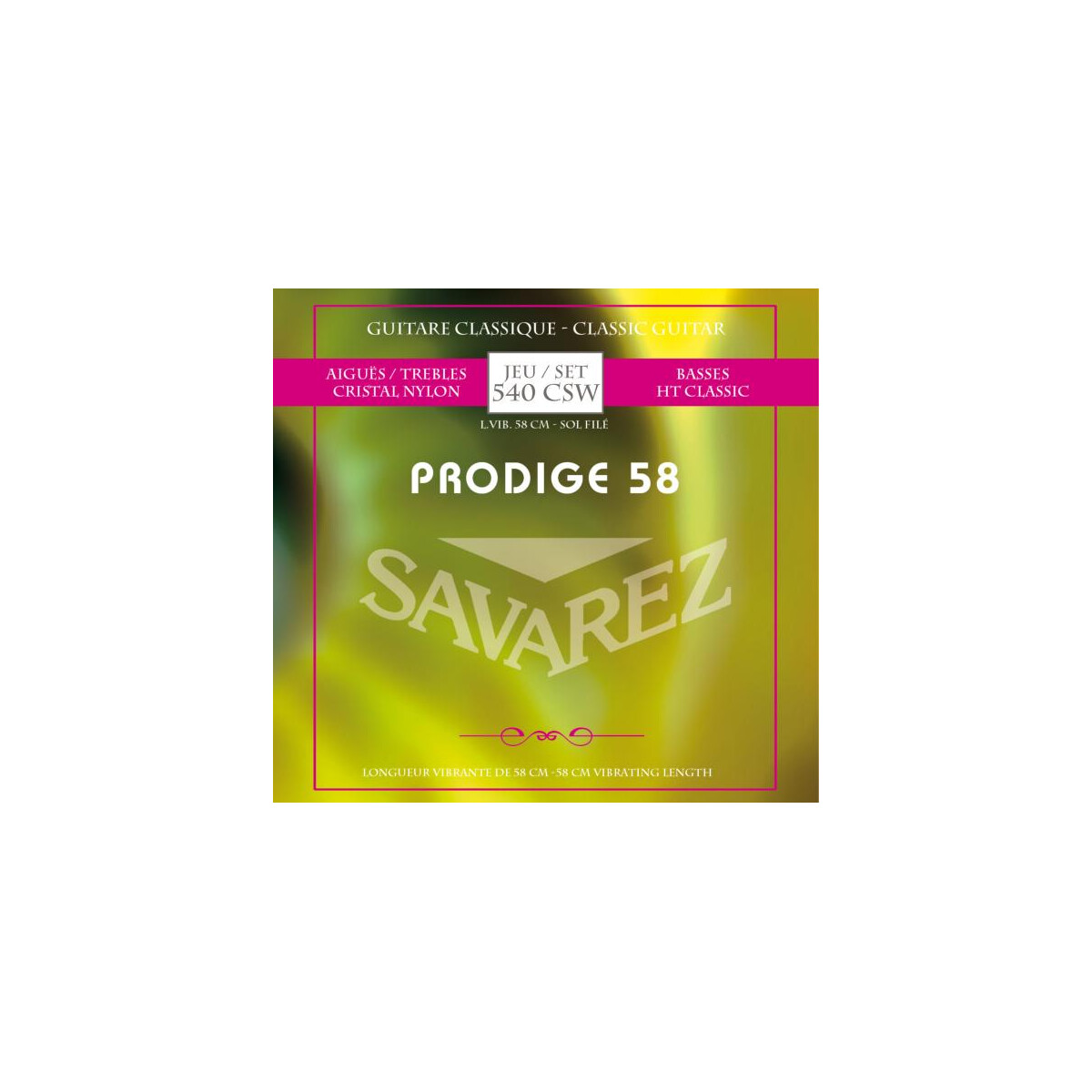 Savarez Prodige 58 540 CSW box