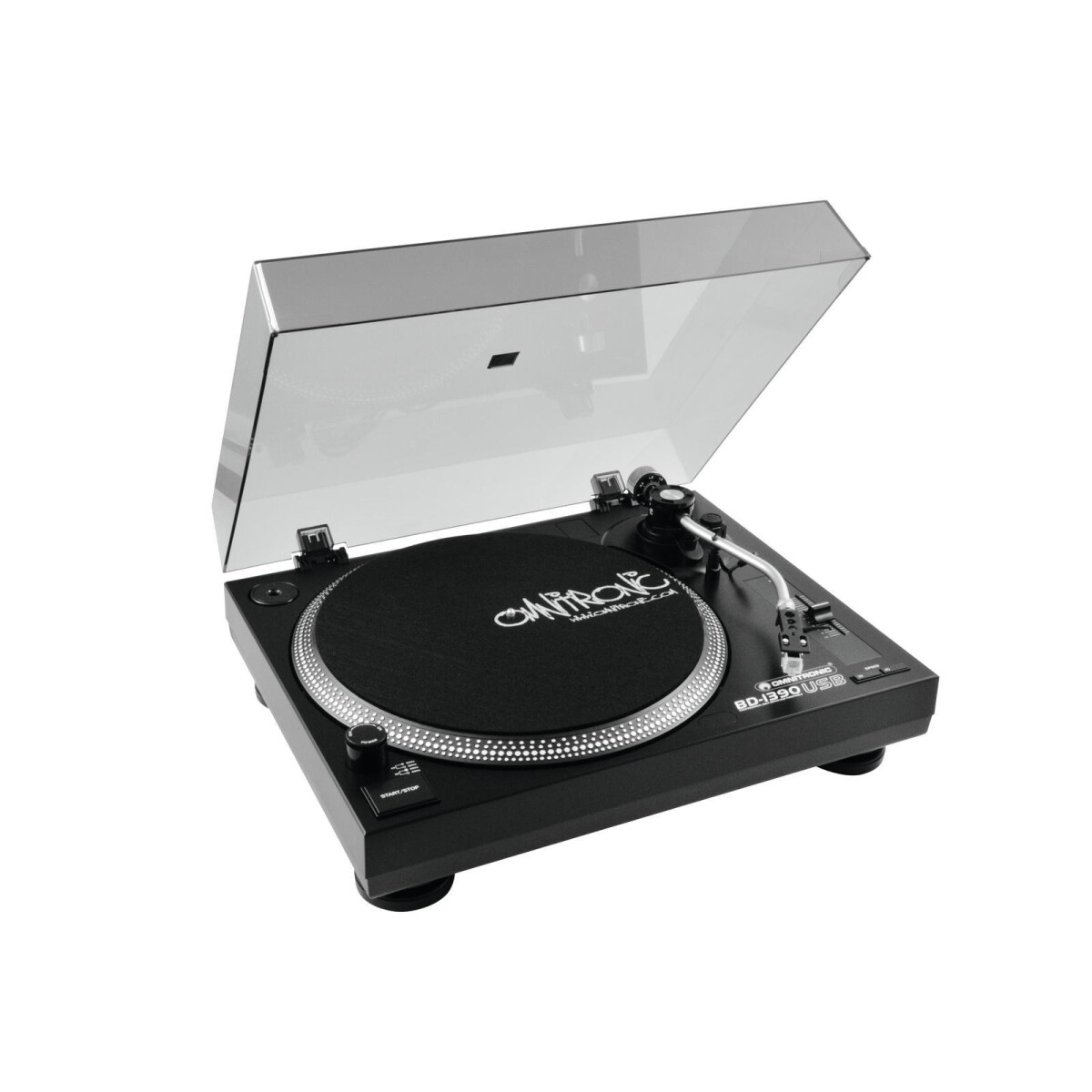 Omnitronic BD-1390 USB record player black