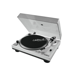 Omnitronic BD-1380 USB record player silver