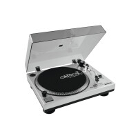 Omnitronic BD-1380 USB record player silver