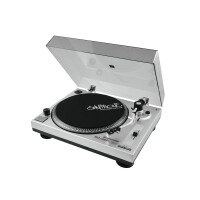 Omnitronic BD-1380 USB record player silver