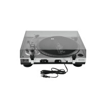 Omnitronic BD-1380 USB record player silver