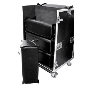 Roadinger flight case 8x CLA-228