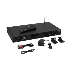 Omnitronic TUNA-NET 19" Internetradio mit DAB+ und Bluetooth