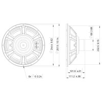 Lavoce NBASS10-20 10" bass guitar speaker, neodymium