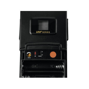 Omnitronic UHF-502 Taschensender 823-832MHz, inkl. Lavalier (CH B orange)