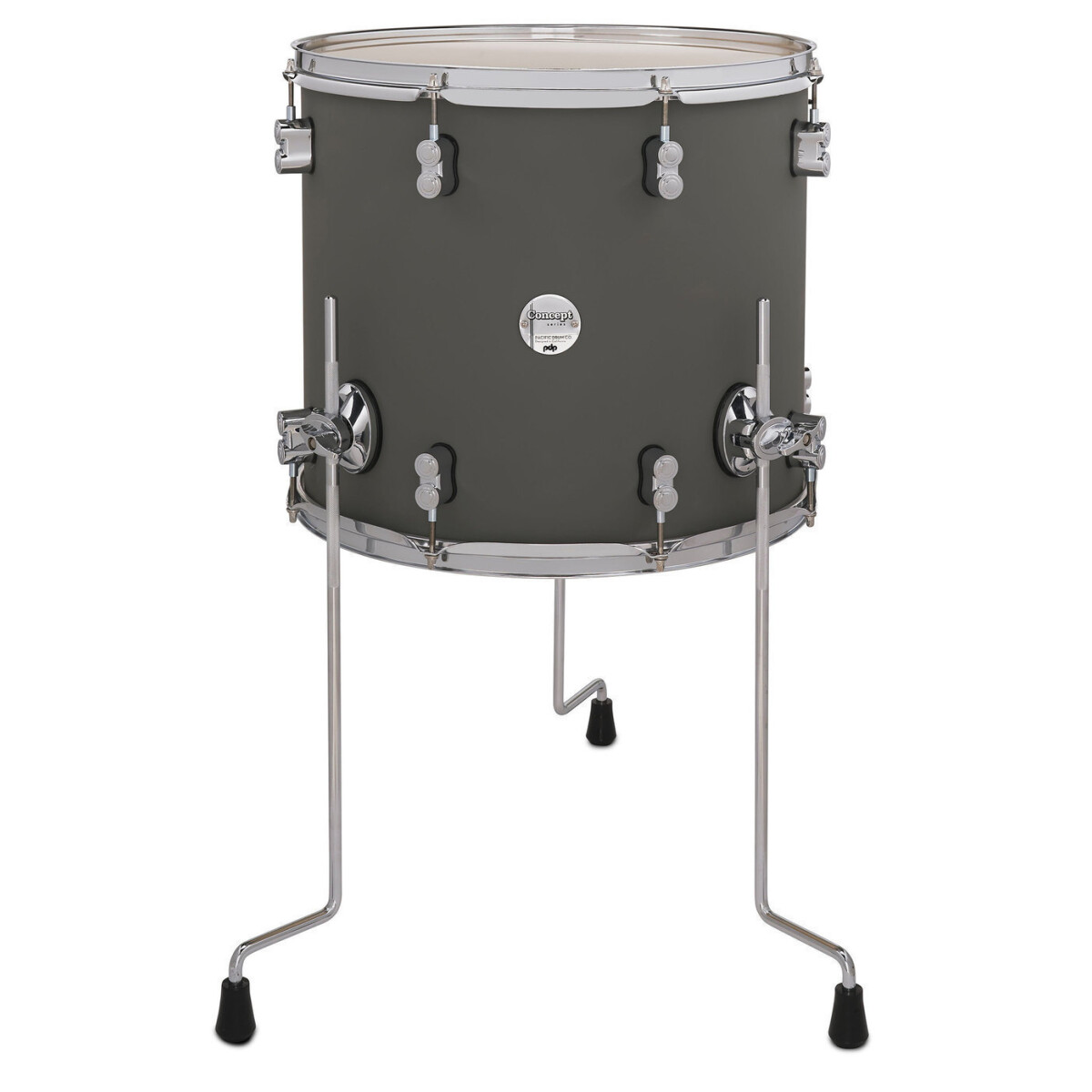 DW PDP Concept M Satin Pewter 12x14 box