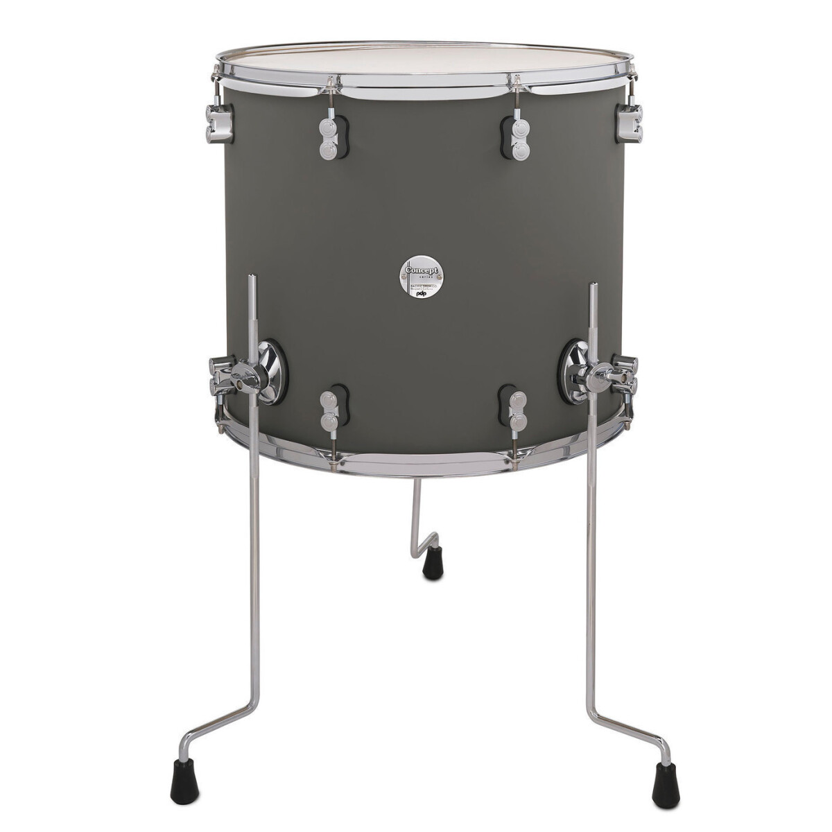 DW PDP Concept M Satin Pewter 16x18 box