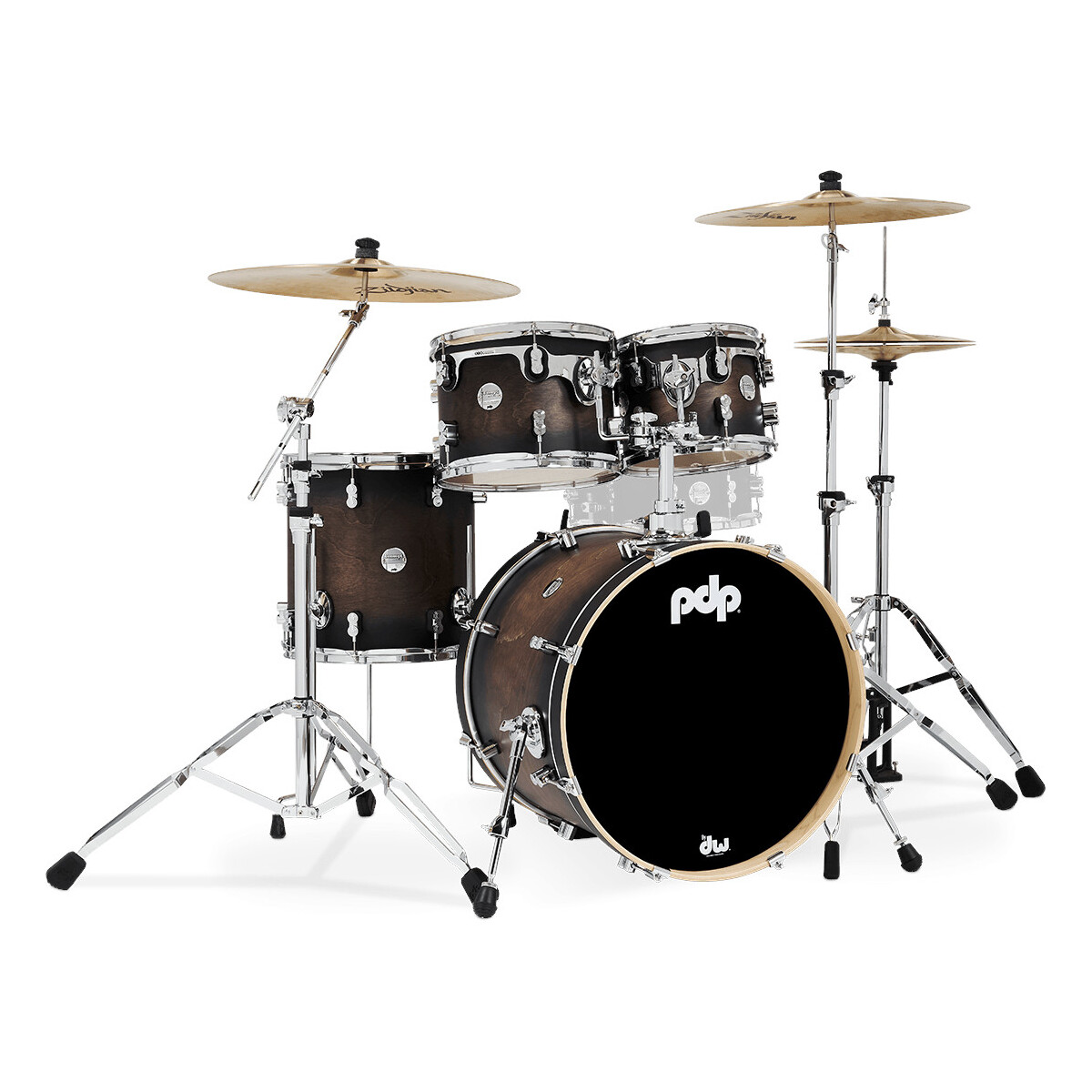 DW PDP Concept M Satin Charcoal 20 BD 4p box