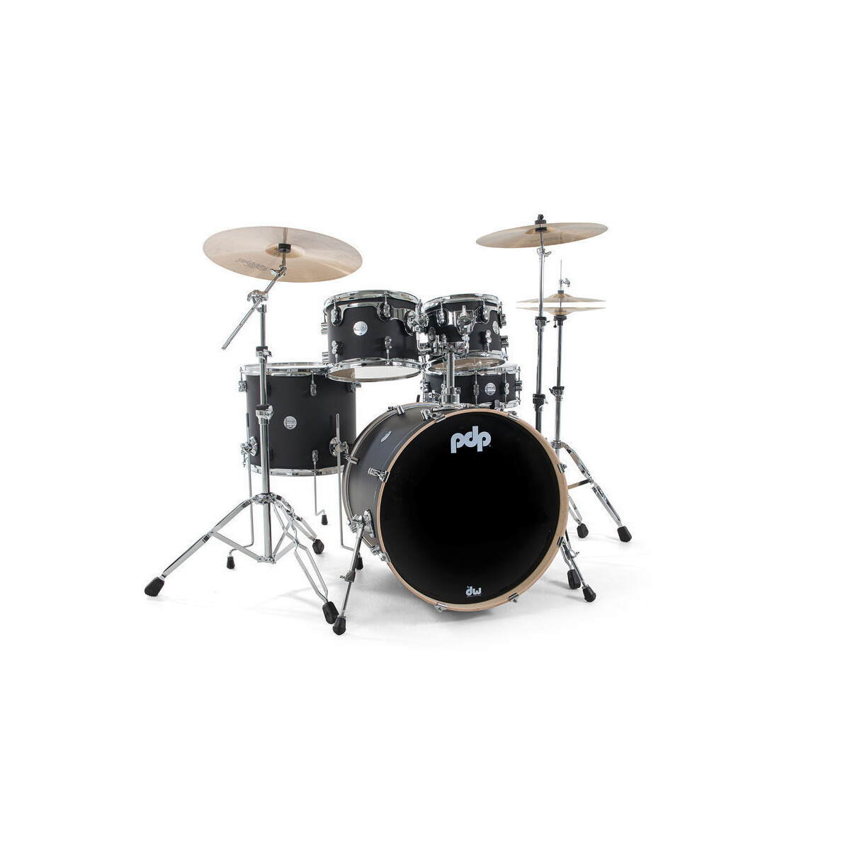 DW PDP Concept M Satin Black 22 BD 5pc box