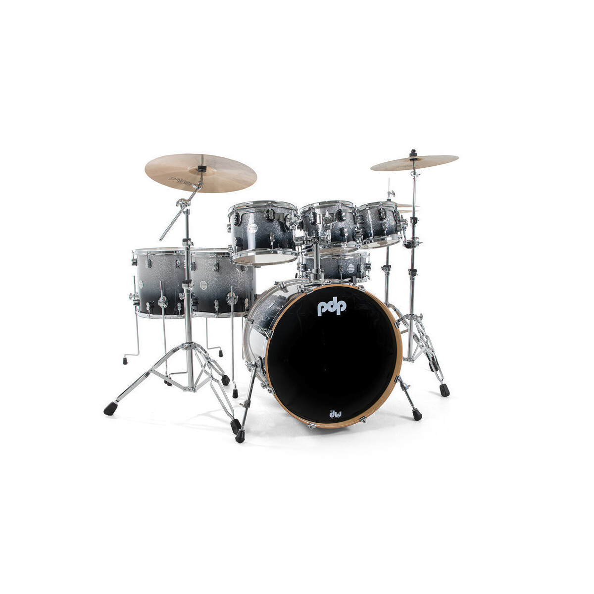 DW PDP Concept M Silver Black 22BD 7pc box