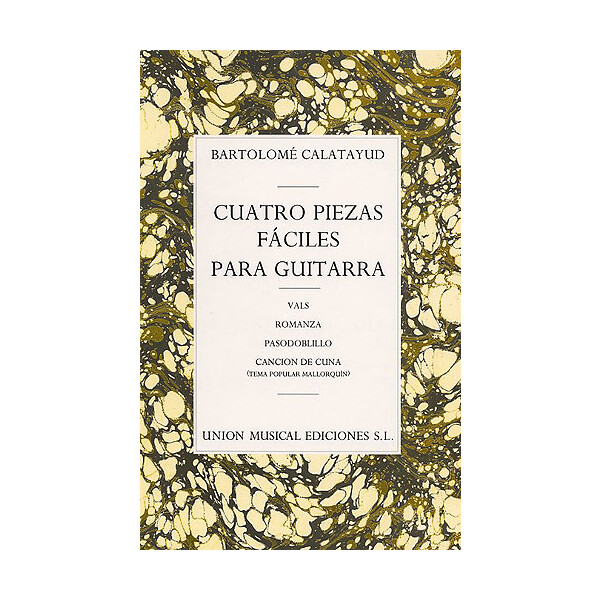 4 piezas faciles para guitarra