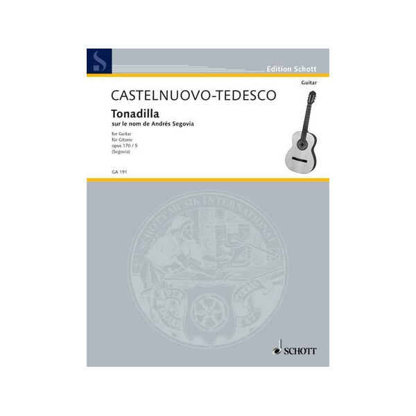 Tonadilla auf den Namen von Andres Segovia op.170,5