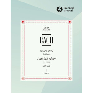 Suite e-Moll BWV996 f&uuml;r Laute