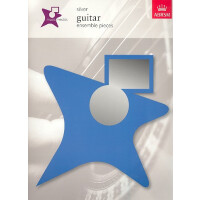 Music Medals Silver Guitar
