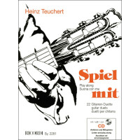 Spiel mit  (+CD) 22 Gitarrenduette