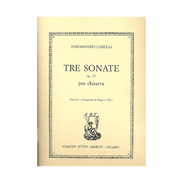 3 sonate op.21 per chitarra