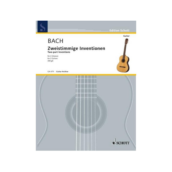 Sämtliche zweistimmigen Inventionen BWV772-786