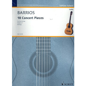 18 concert pieces vol.1 for solo guitar