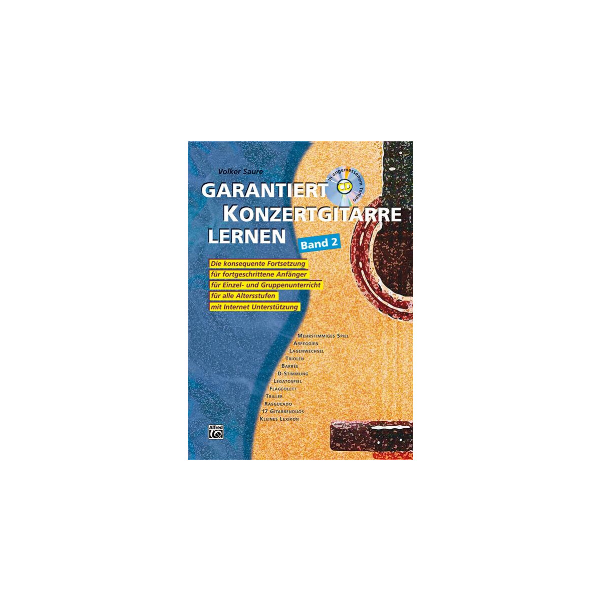 Garantiert Konzertgitarre lernen Band 2  box