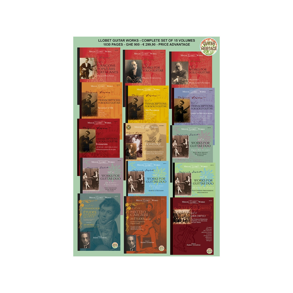 Guitar Works - Set of 15 Volumes