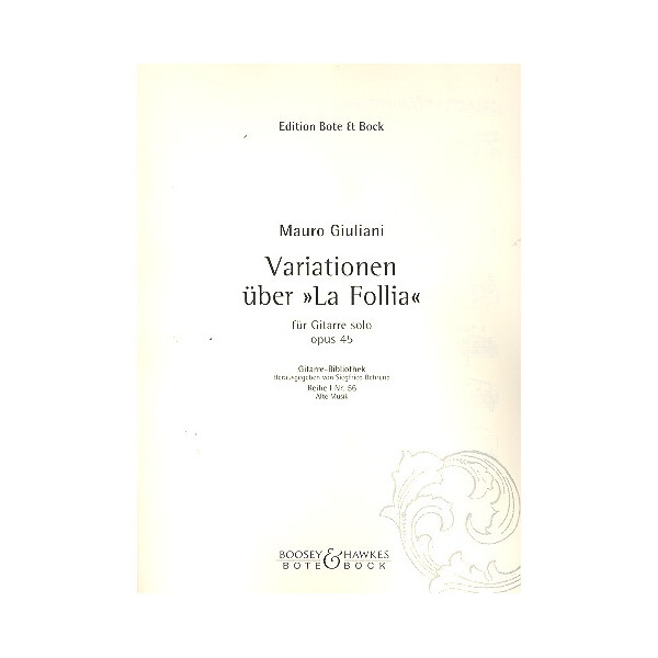 Variationen über La Folia op.45