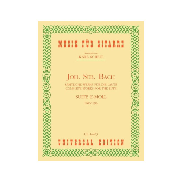 Suite e-Moll BWV996