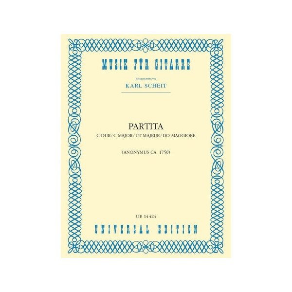 Partita C-Dur für Gitarre