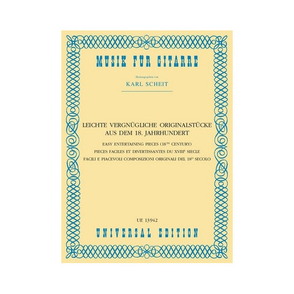 Leichte vergnügliche Originalstücke aus dem 18. Jahrhundert