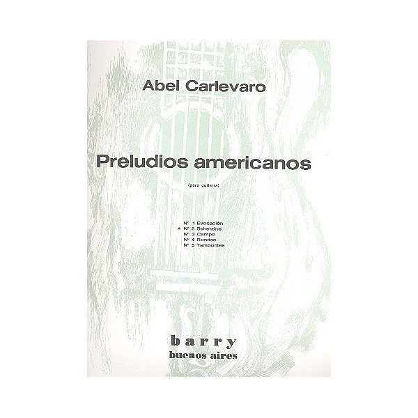 Preludios americanos No.2 Scherzino