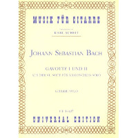 Gavotte 1 und 2 aus der Suite Nr.6 für Violoncello