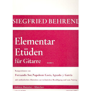 Elementar-Etüden Band 1