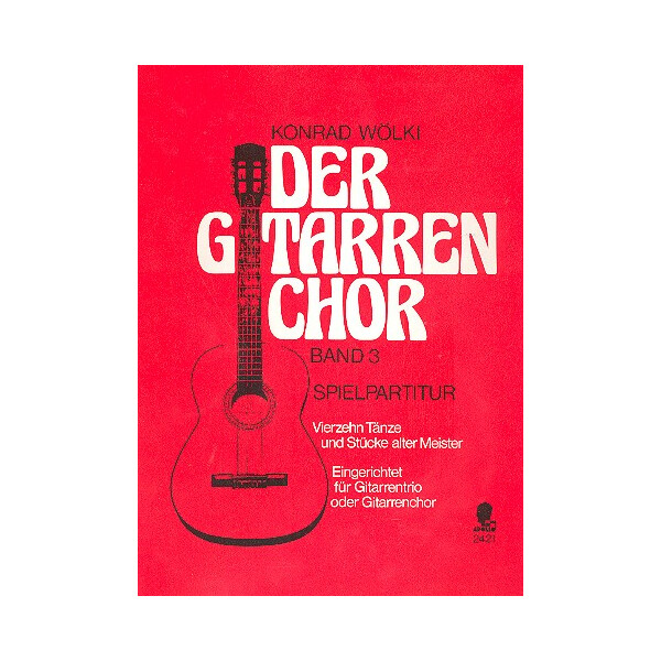 Der Gitarrenchor Band 3 14 Tänze