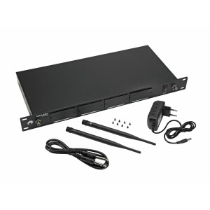 Omnitronic DAD-4RX 4-Kanal-Empfängergehäuse für MOM/DAD Module