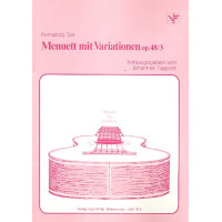 Menuette mit Variationen op.48,3