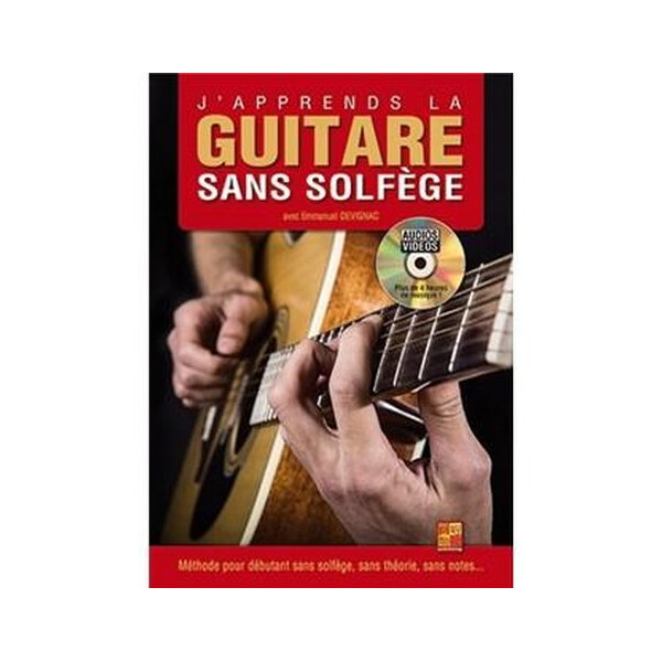 Japprends la guitare sans solfège (frz) (+DVD)