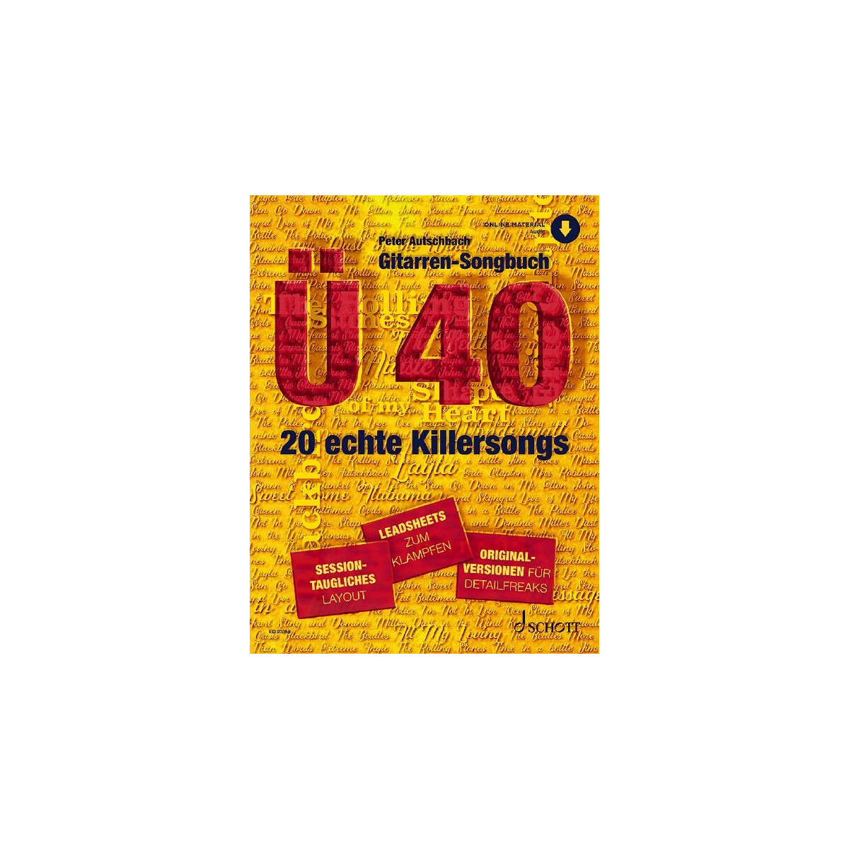 Gitarren-Songbuch Ü40 Band 1 (+Online Audio)