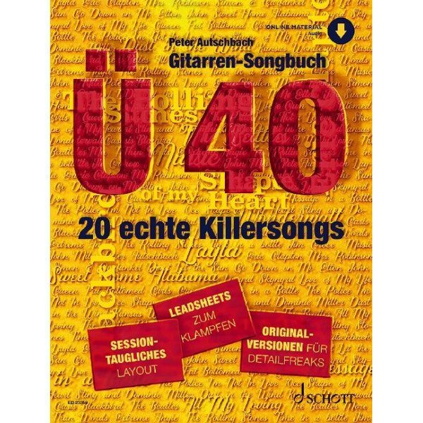 Gitarren-Songbuch Ü40 Band 1 (+Online Audio)