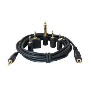 Omnitronic Kopfhörerverlängerung 3m mit Adapterset