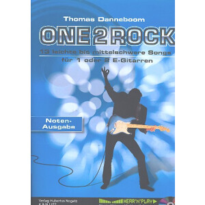 One 2 Rock (+CD) f&uuml;r 1 oder 2 E-Gitarren