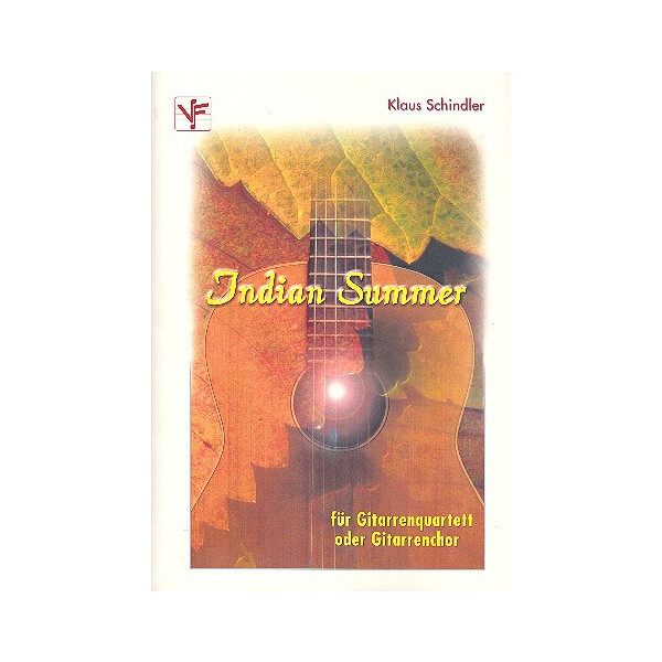 Indian Summer für Gitarrenquartett oder -chor