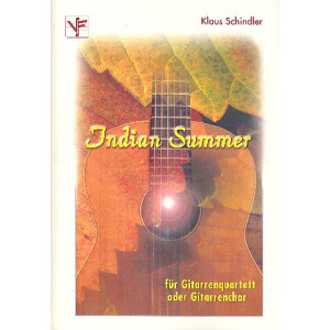 Indian Summer für Gitarrenquartett oder -chor