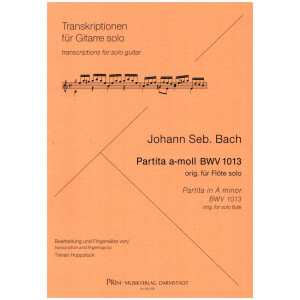 Partita a-moll BWV1013 f&uuml;r Fl&ouml;te