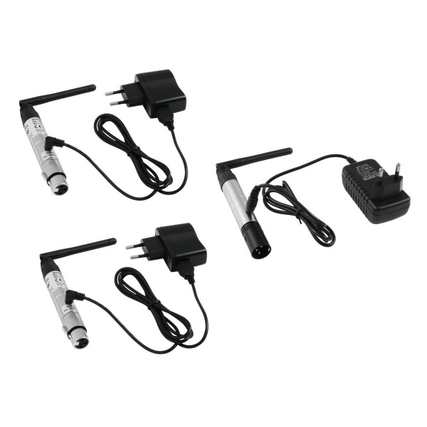 Eurolite Set QuickDMX 1x transmitter + 2x receiver