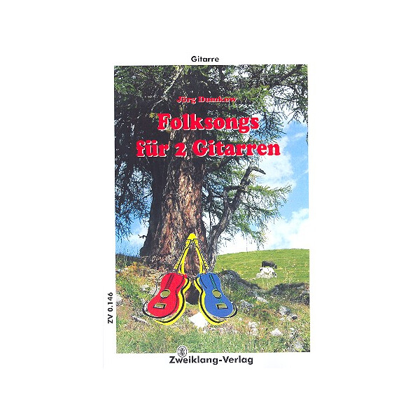 Folksongs für 2 Gitarren (Git/Tab)