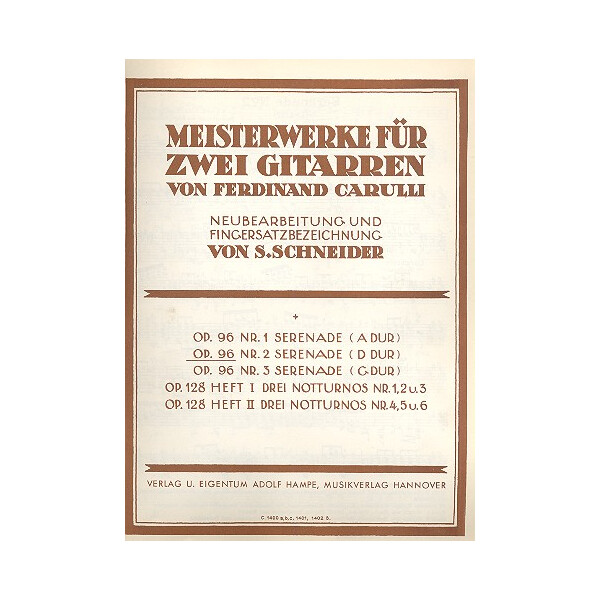 Serenade Nr.2 op.96 D-Dur